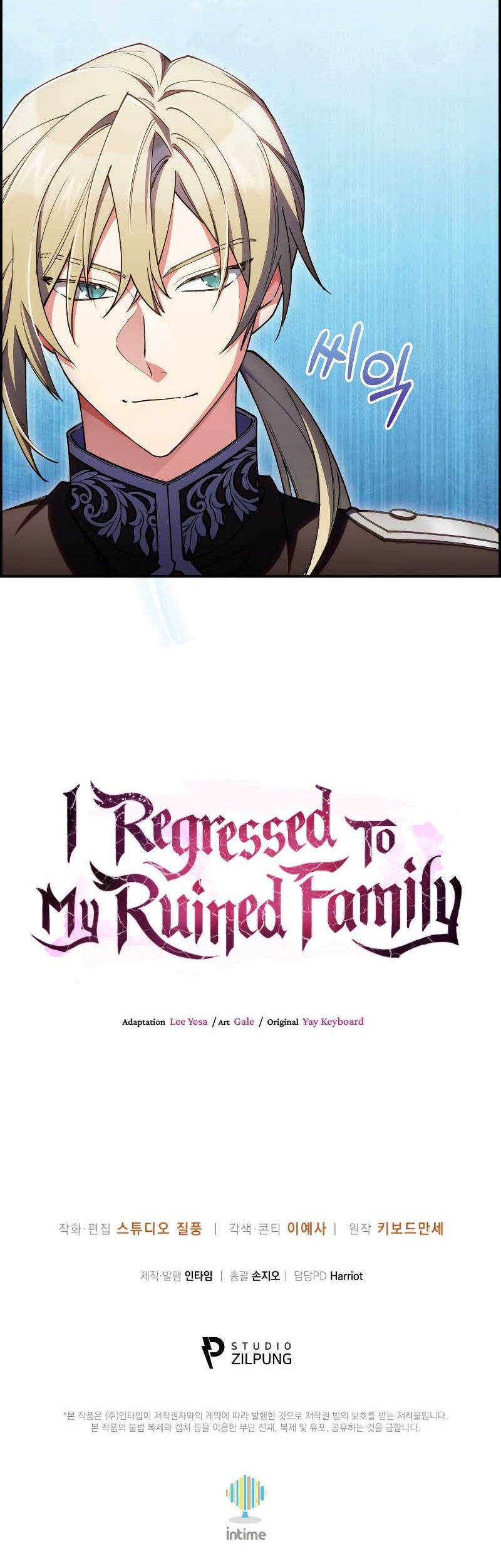 I Regressed to My Ruined Family Chapter 72 Gambar 62
