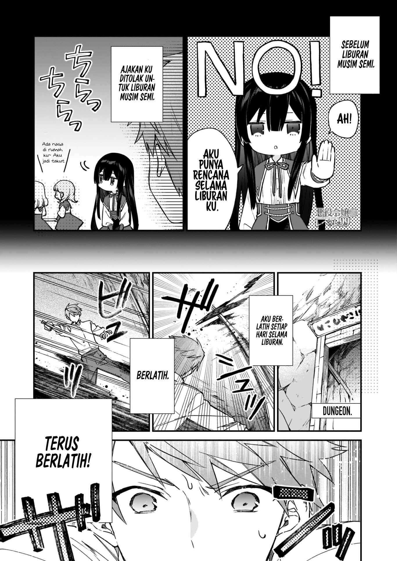 Baca Akuyaku Reijou Level 99: Watashi wa UraBoss desu ga Maou de wa Arimasen Chapter 14.1 Gambar 2