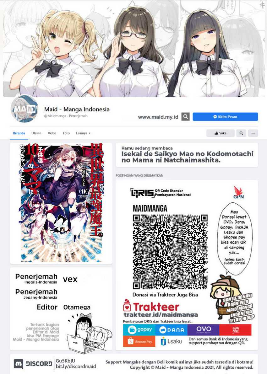 Baca Manga Isekai de Saikyo Mao no Kodomotachi no Mama ni Natchaimashita. Chapter 37.2 Gambar 2
