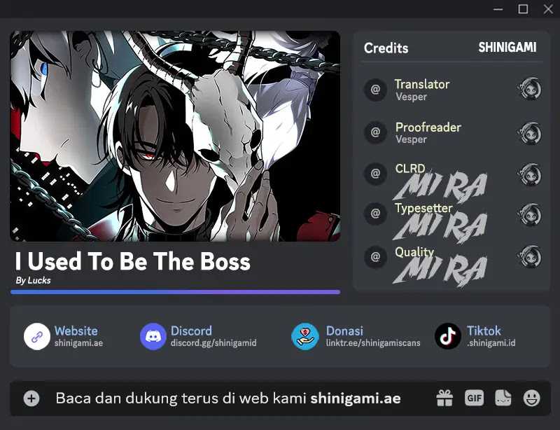 Baca Komik I Used To Be The Boss Chapter 63 Gambar 1