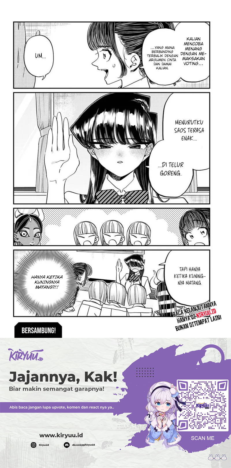 Komi-san wa Komyushou Desu Chapter 439 Gambar 6