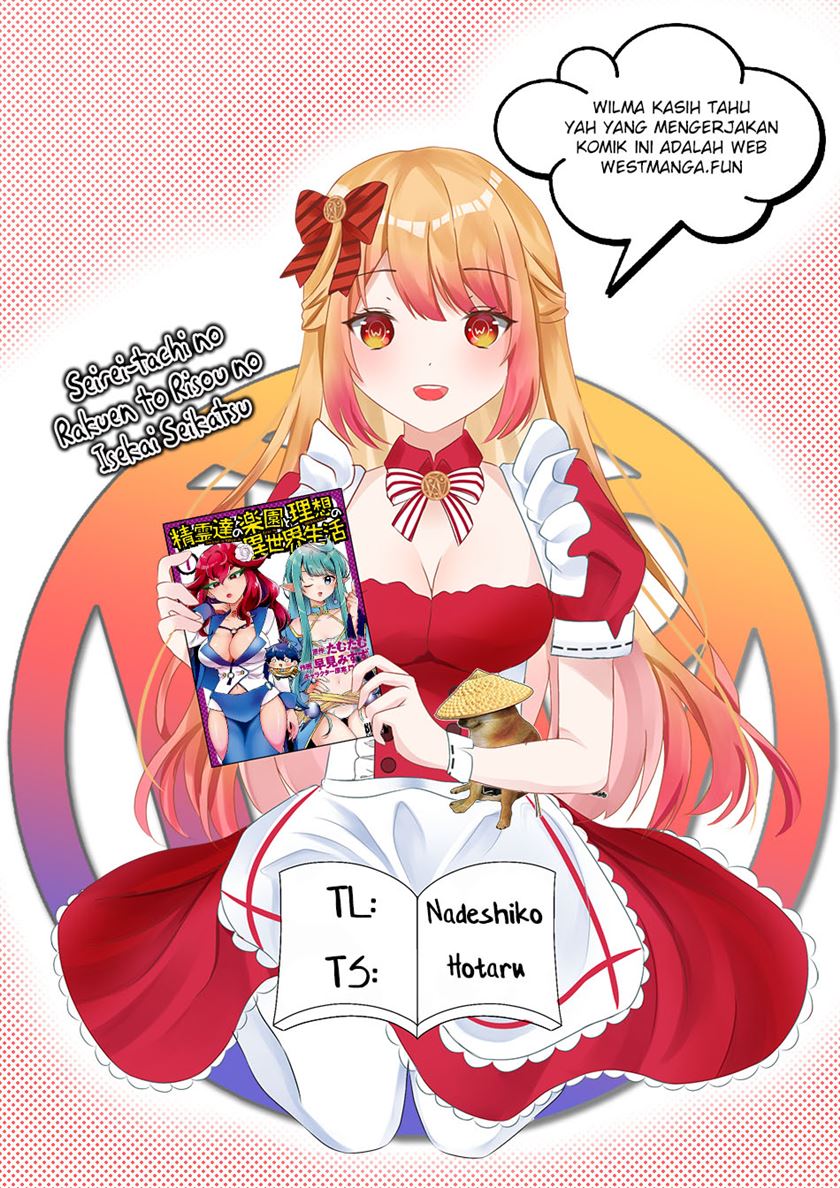 Baca Komik Seirei-tachi no Rakuen to Risou no Isekai Seikatsu Chapter 45 Gambar 1