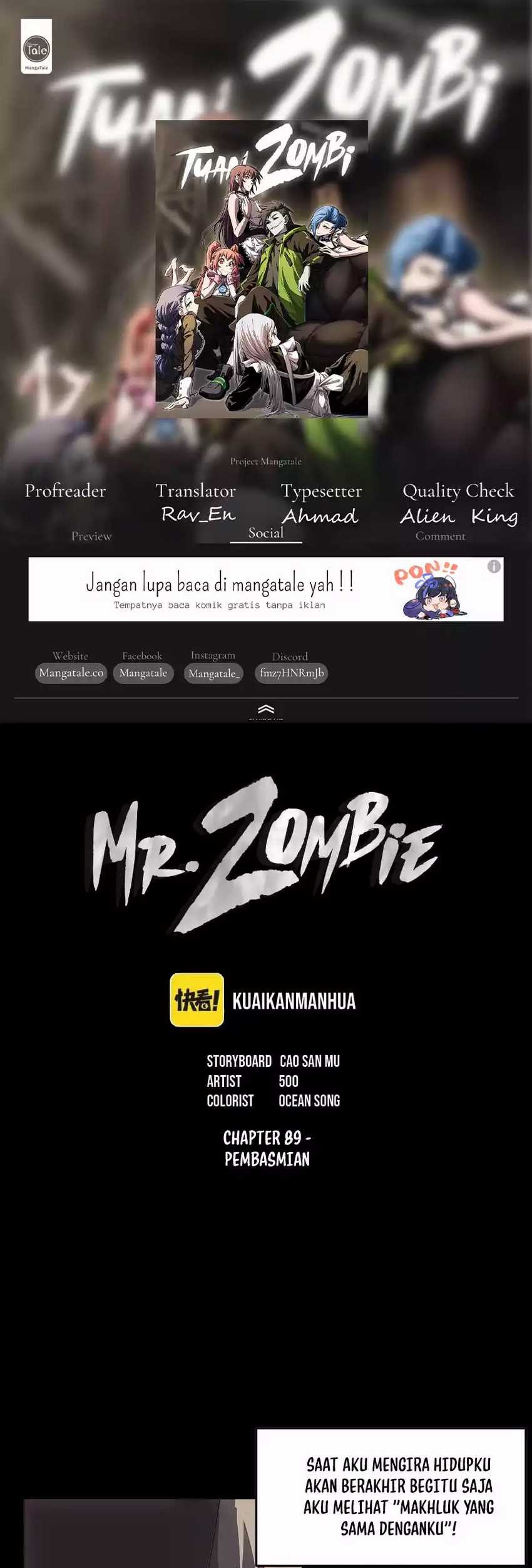 Baca Komik Mr. Zombie Chapter 89 Gambar 1