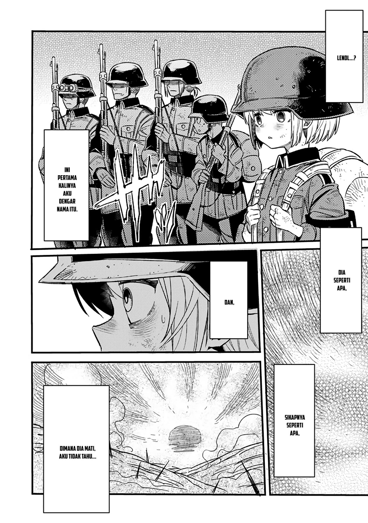 TS Eiseihei-san no Senjou Nikki Chapter 04 Gambar 15