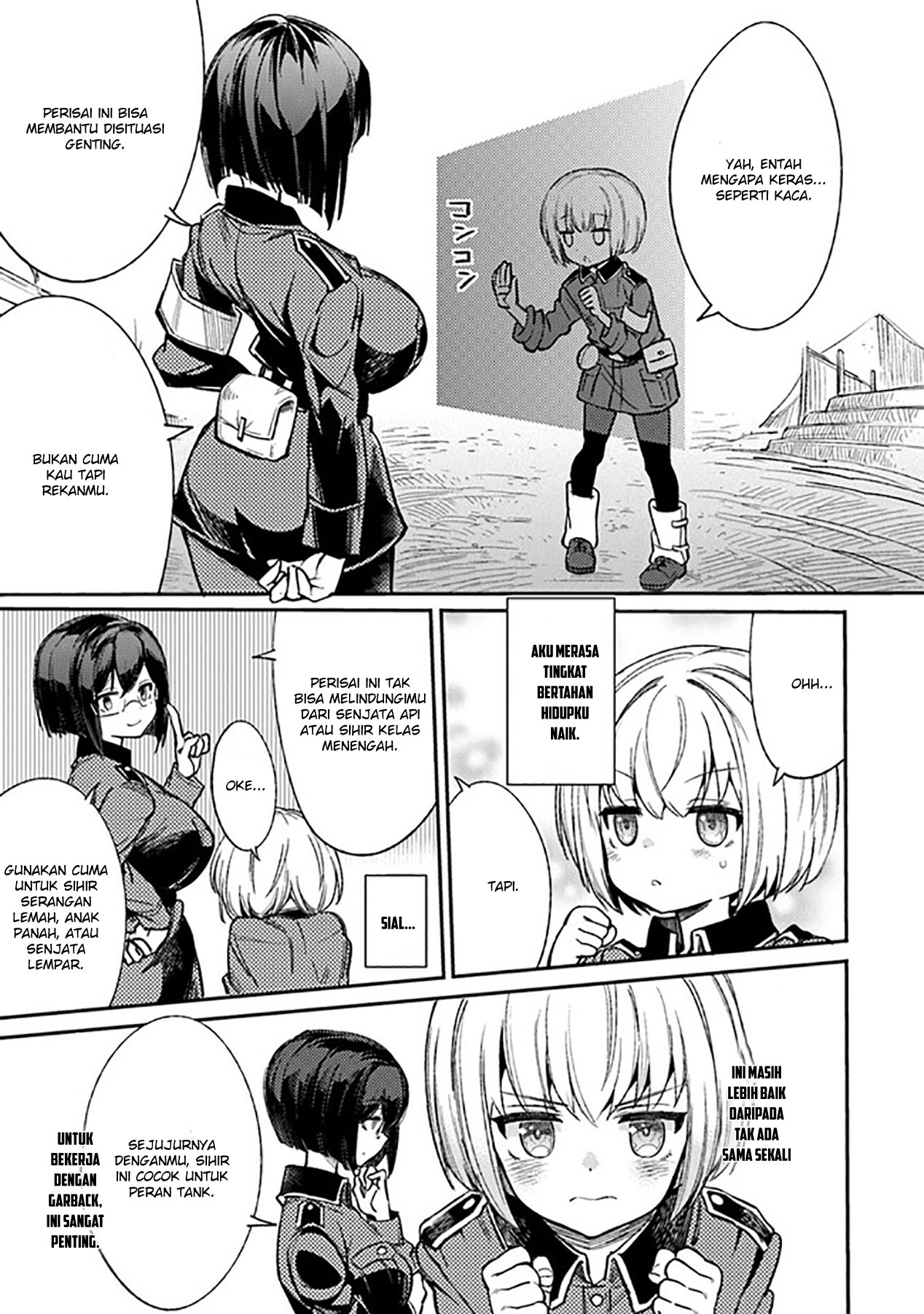 TS Eiseihei-san no Senjou Nikki Chapter 01 Gambar 29