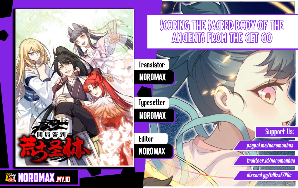 Komik Scoring the Sacred Body of the Ancients from the Get-go Chapter 01 gambar nomor 1