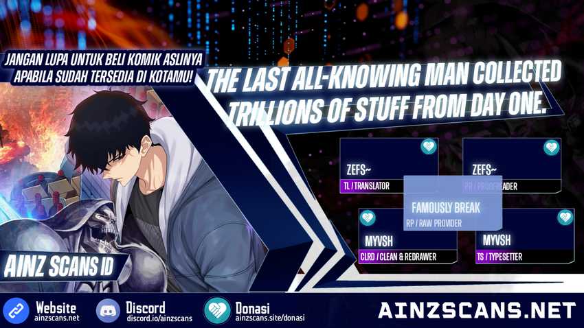 Baca Komik The Last All-Knowing Man Collected Trillions of Stuff from Day One Chapter 02 Gambar 1