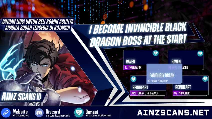 Baca Komik I Become Invincible Black Dragon Boss At The Start Chapter 01 Gambar 1