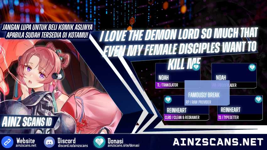 Baca Komik I Love the Demon Lord So Much That Even My Female Disciples Want to Kill Me Chapter 05 Gambar 1