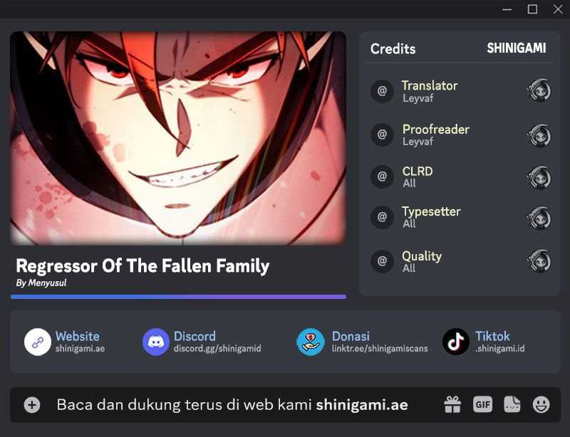 Baca Komik Regressor Of The Fallen Family Chapter 03 Gambar 1