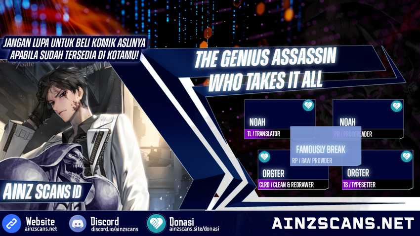 Baca Komik The Genius Assassin Who Takes it All Chapter 19 Gambar 1