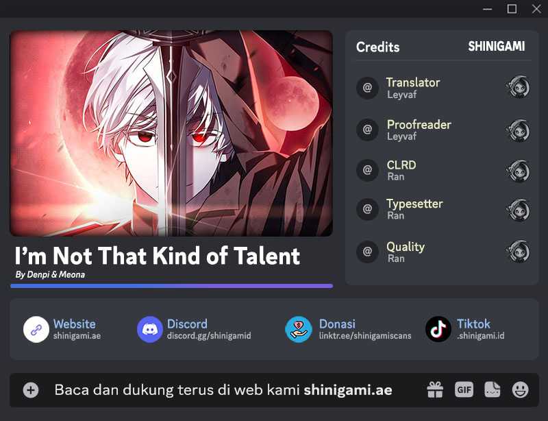 Komik I’m Not That Kind of Talent Chapter 74 gambar nomor 1