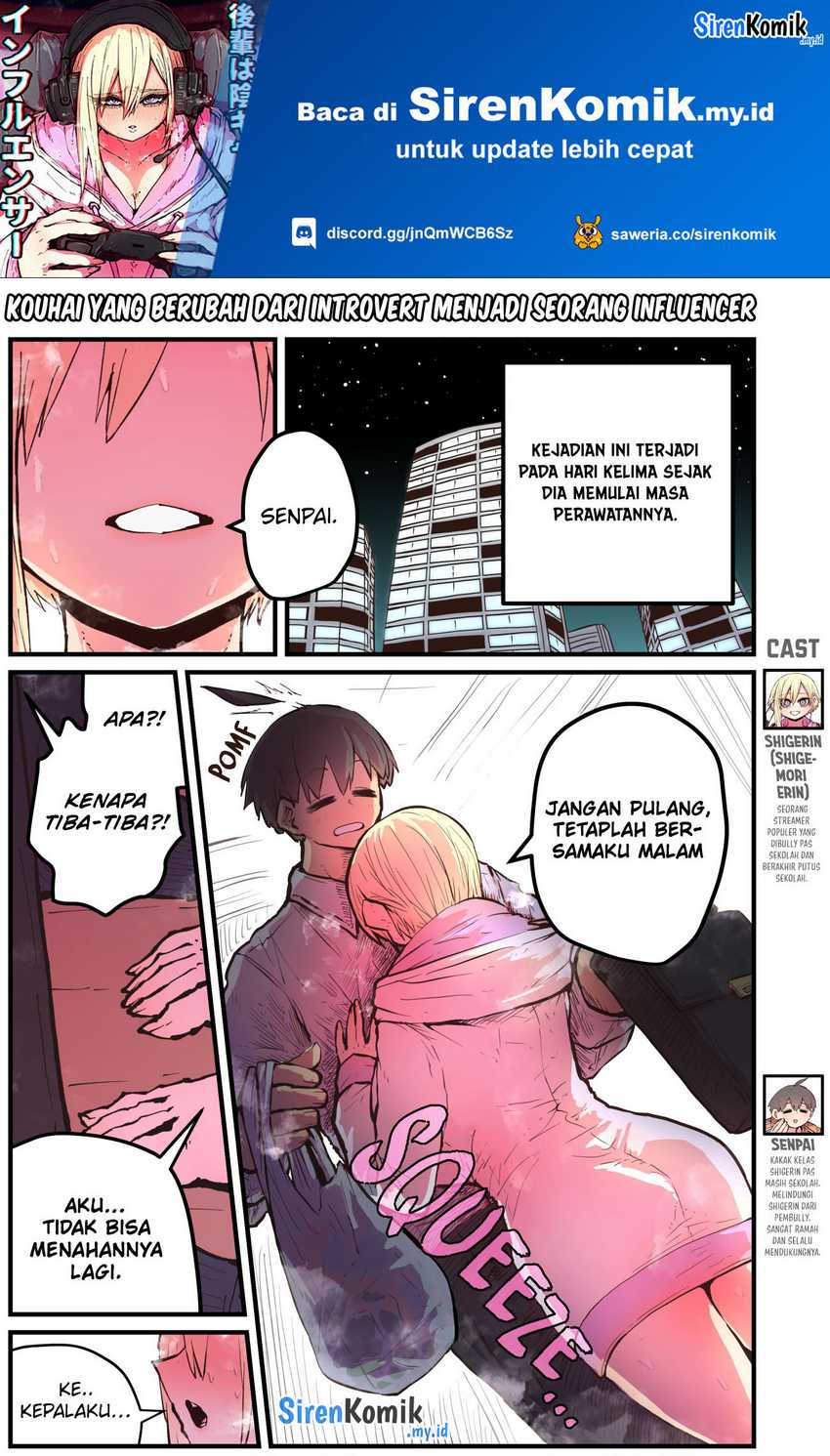 Baca Manga Kouhai wa Inkya Agari no Infuruensaa Chapter 05 Gambar 2