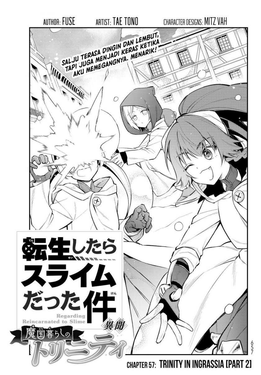 Baca Manga Tensei Shitara Slime Datta Ken Ibun: Makoku Gurashi no Trinity Chapter 57 Gambar 2
