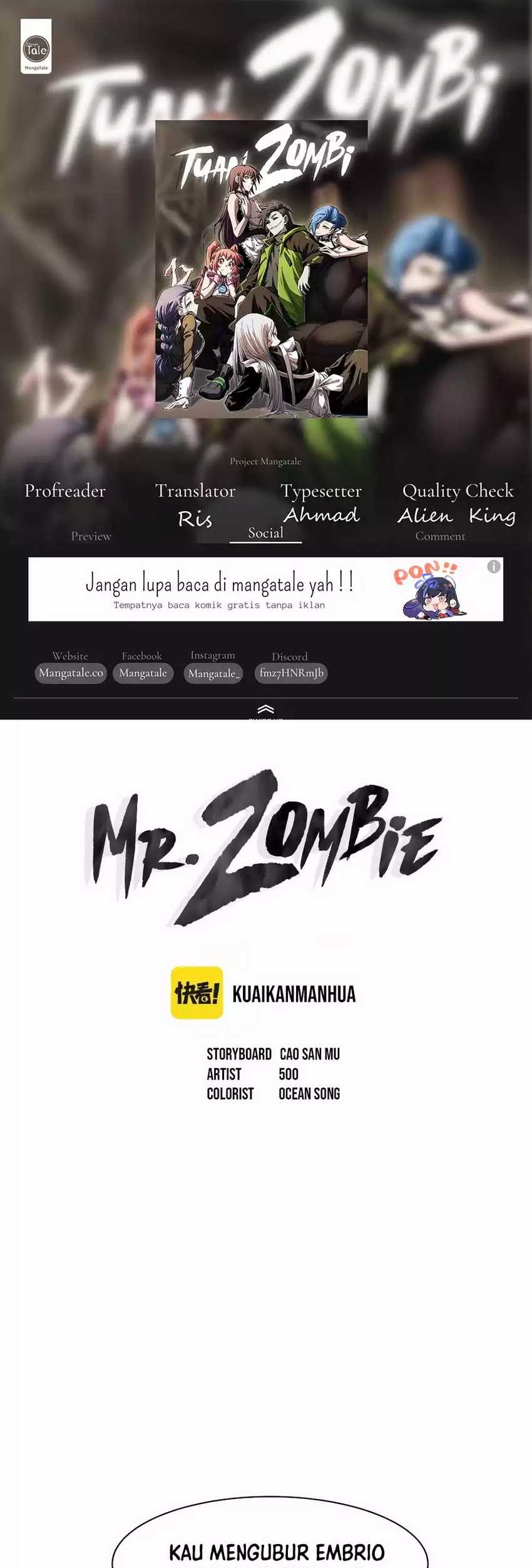 Baca Komik Mr. Zombie Chapter 95 Gambar 1