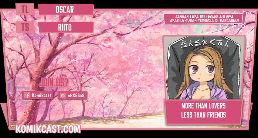 Baca Komik More Than Lovers Less Than Friends Chapter 03 Gambar 1