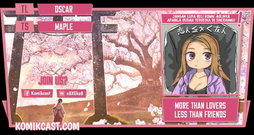 Baca Komik More Than Lovers Less Than Friends Chapter 02 Gambar 1