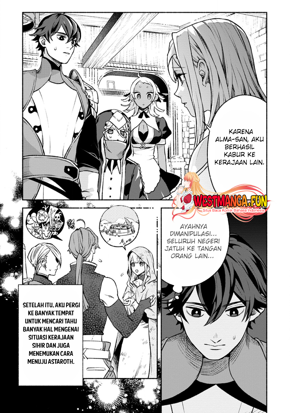 Baca Manga Sono Monban, Saikyou Nitsuki: Tsuihou Sareta Bougyo Ryoku 9999 no Senshi, Outo no Monban Toshite Musou Suru Chapter 28.1 Gambar 2