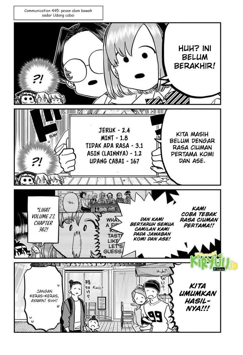 Baca Manga Komi-san wa Komyushou Desu Chapter 445 Gambar 2