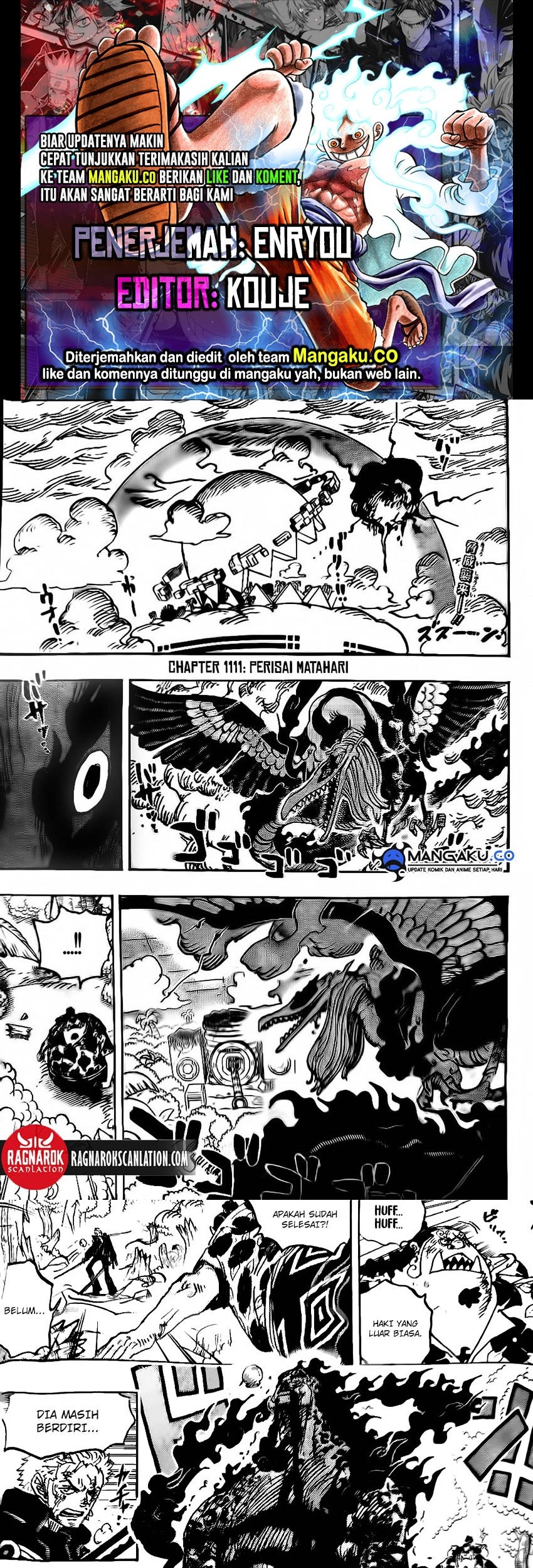 Baca Komik One Piece Chapter 1111 Gambar 1