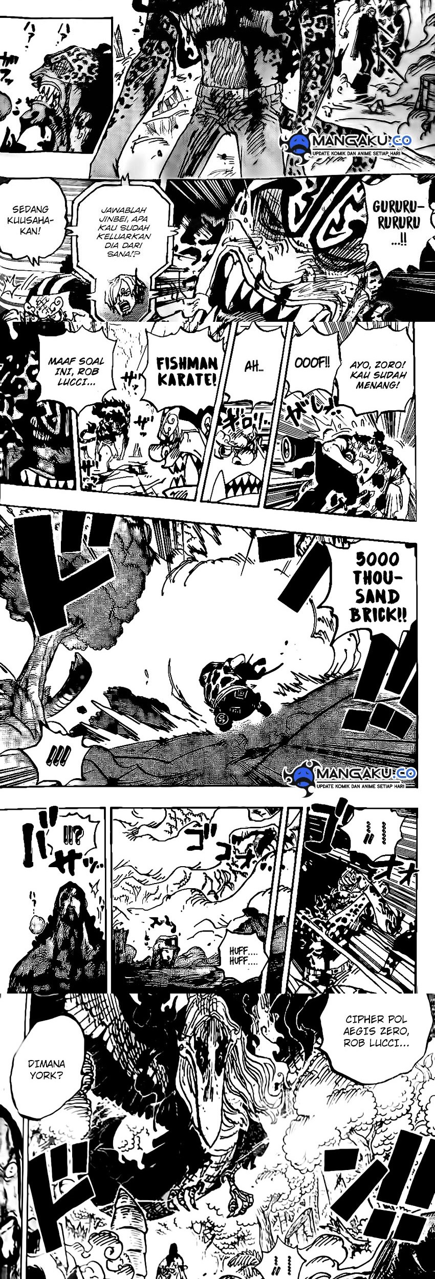 Baca Manga One Piece Chapter 1111 Gambar 2