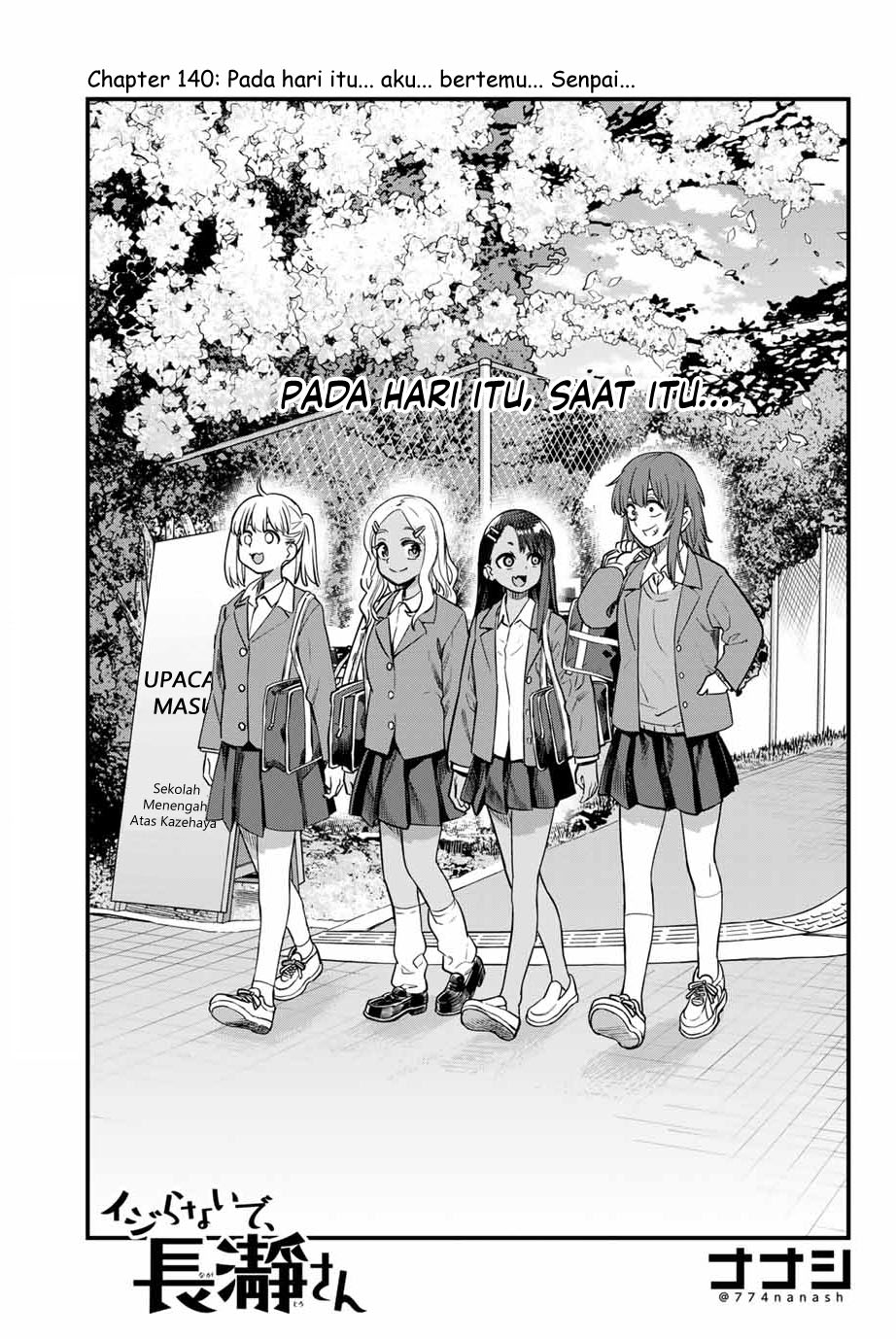 Baca Manga Ijiranaide, Nagatoro-san Chapter 140 Gambar 2