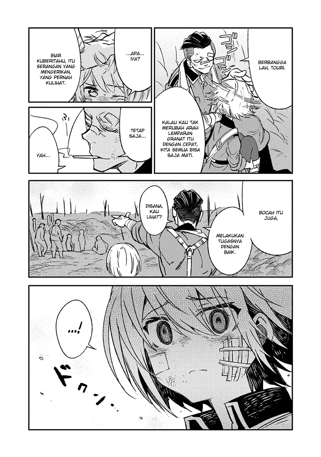 TS Eiseihei-san no Senjou Nikki Chapter 07 Gambar 20