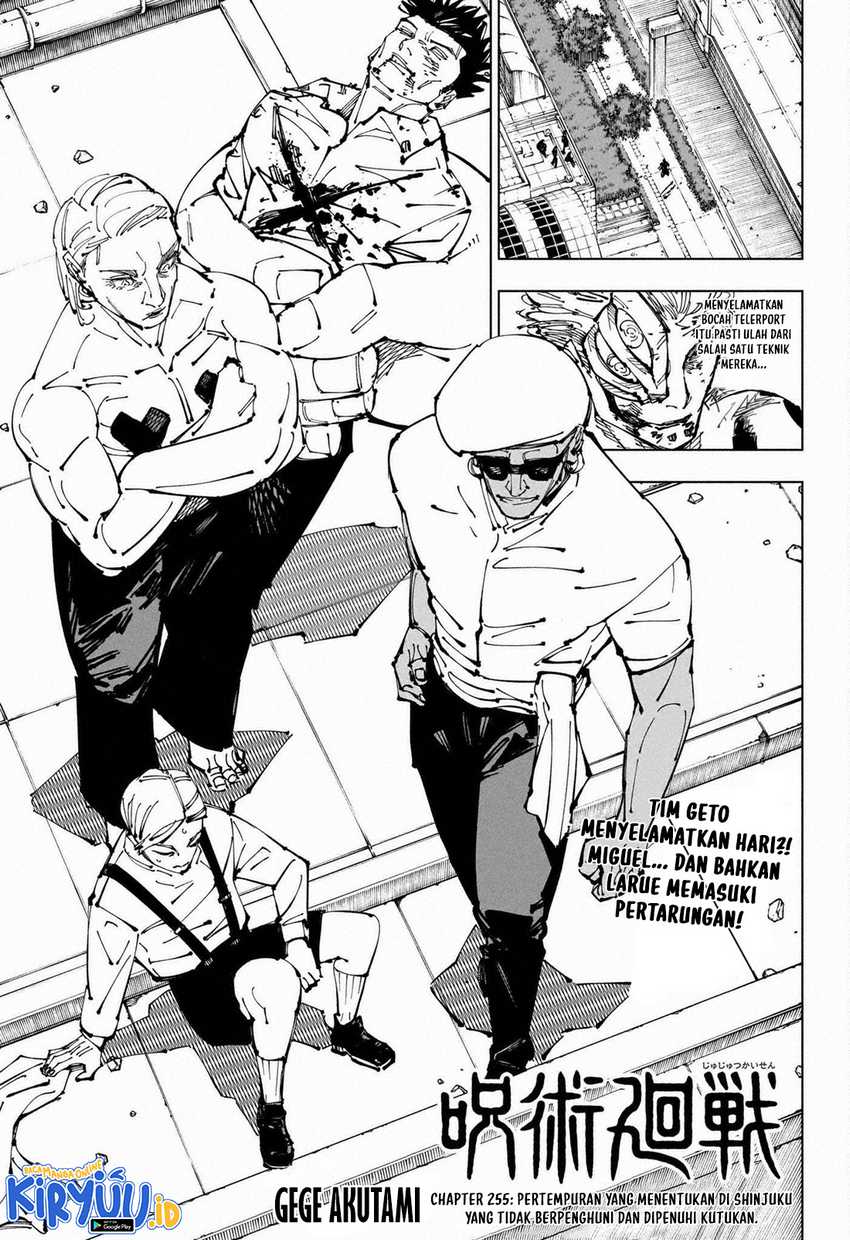 Baca Manga Jujutsu Kaisen Chapter 255 Gambar 2