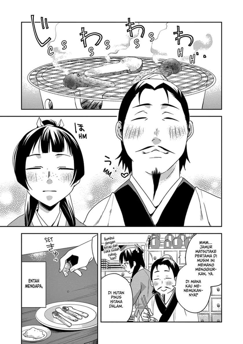 Kusuriya no Hitorigoto ~Maomao no Koukyuu Nazotoki Techou~ Chapter 04 Gambar 4