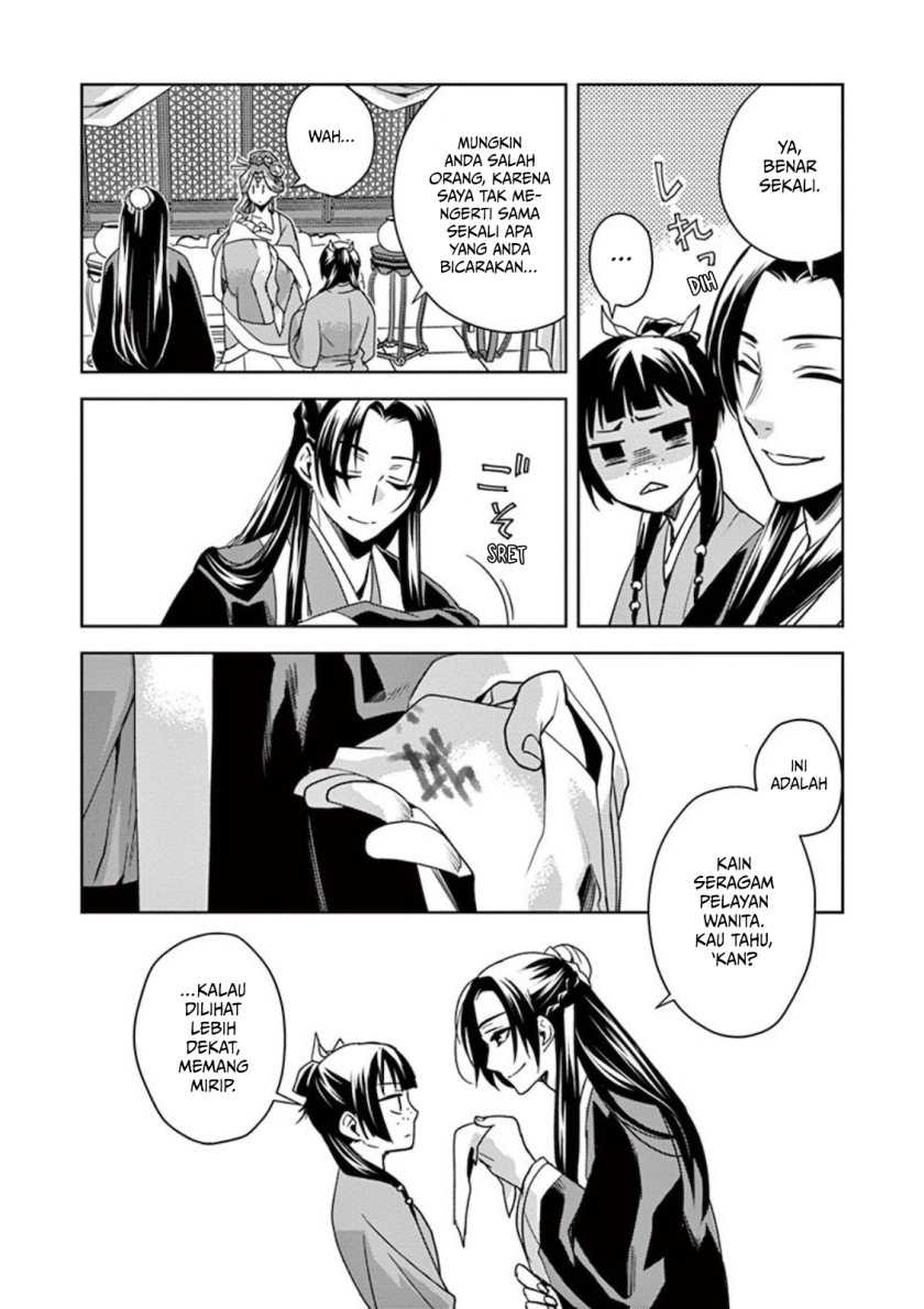 Kusuriya no Hitorigoto ~Maomao no Koukyuu Nazotoki Techou~ Chapter 01 Gambar 39