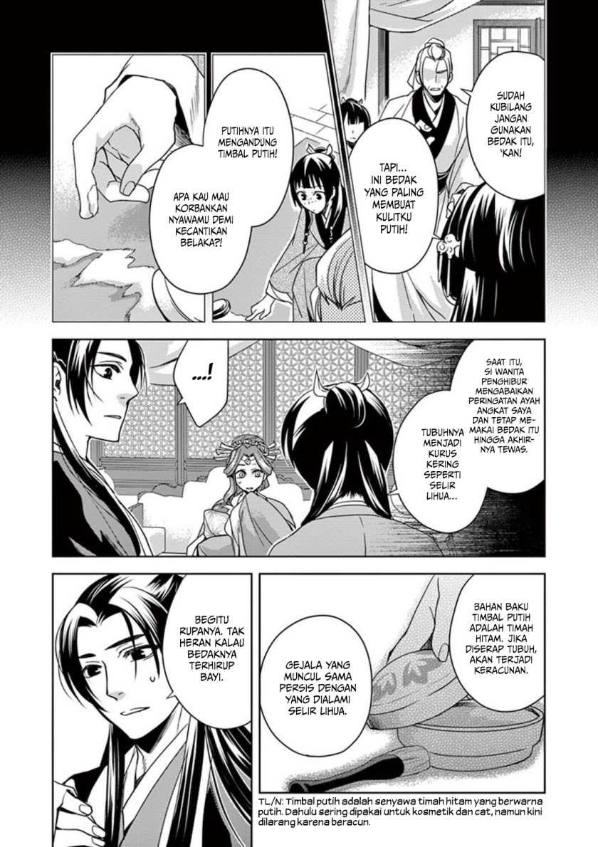 Kusuriya no Hitorigoto ~Maomao no Koukyuu Nazotoki Techou~ Chapter 01 Gambar 42