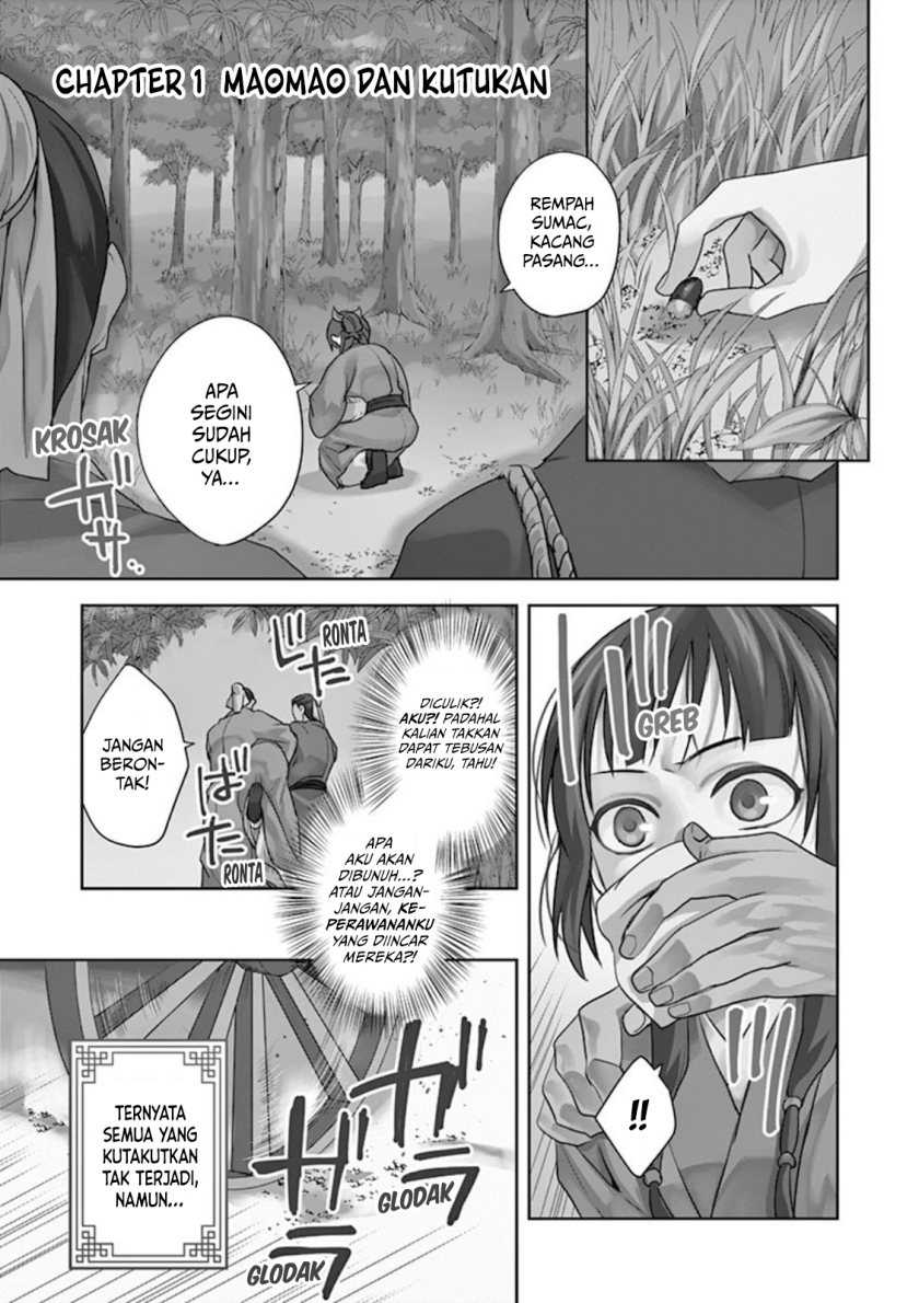 Kusuriya no Hitorigoto ~Maomao no Koukyuu Nazotoki Techou~ Chapter 01 Gambar 5