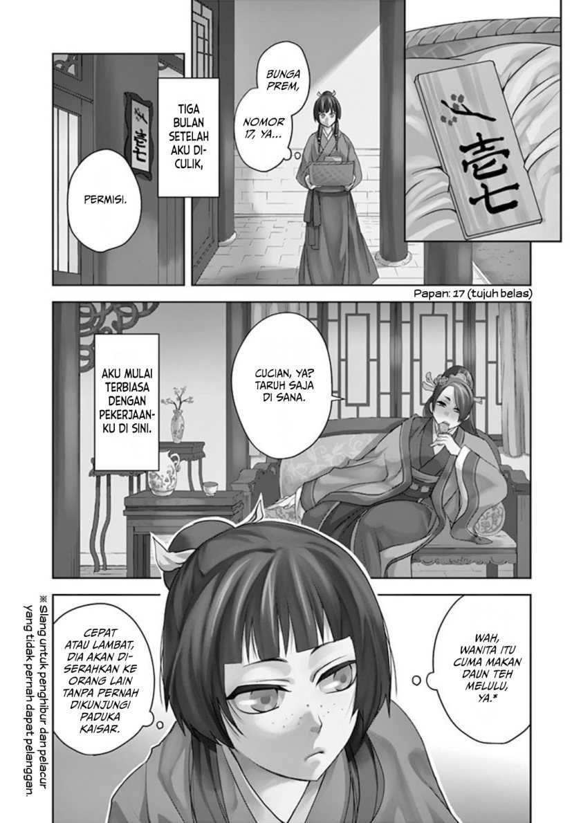 Kusuriya no Hitorigoto ~Maomao no Koukyuu Nazotoki Techou~ Chapter 01 Gambar 7