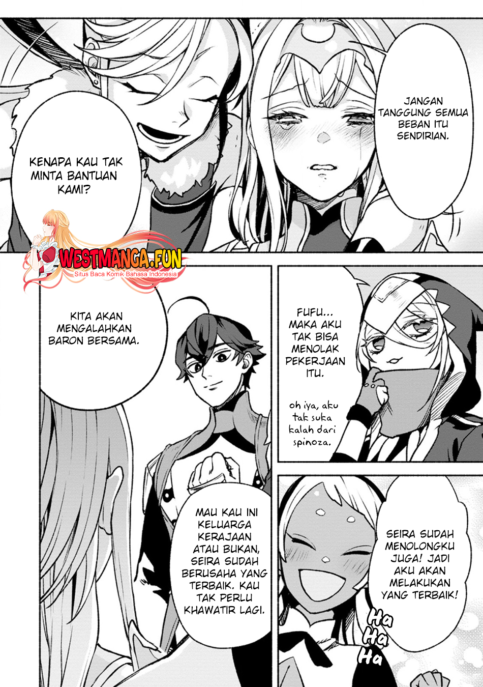Baca Manga Sono Monban, Saikyou Nitsuki: Tsuihou Sareta Bougyo Ryoku 9999 no Senshi, Outo no Monban Toshite Musou Suru Chapter 28.2 Gambar 2