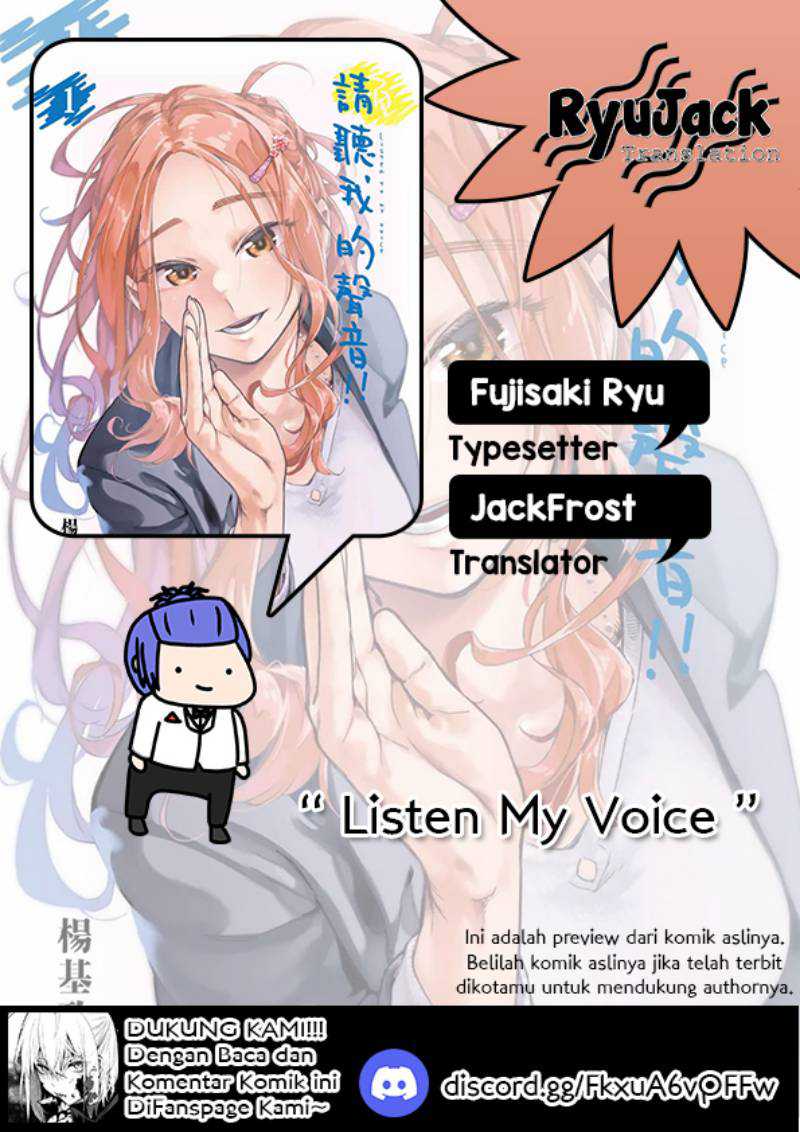 Baca Komik Listen to My Voice!! Chapter 08 Gambar 1