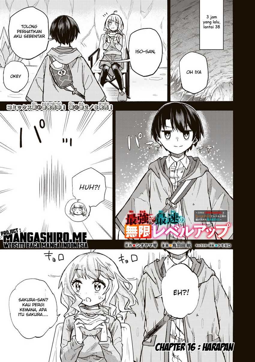 Baca Manga Saikyou de Saisoku no Mugen Level Up Chapter 16 Gambar 2