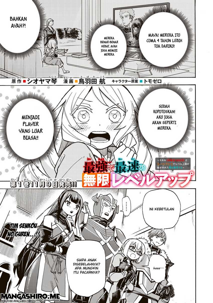 Baca Manga Saikyou de Saisoku no Mugen Level Up Chapter 07 Gambar 2