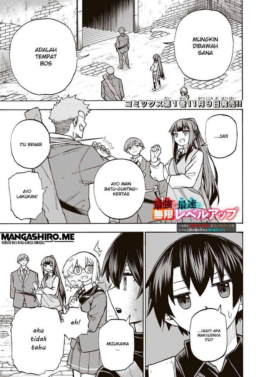 Baca Manga Saikyou de Saisoku no Mugen Level Up Chapter 06 Gambar 2