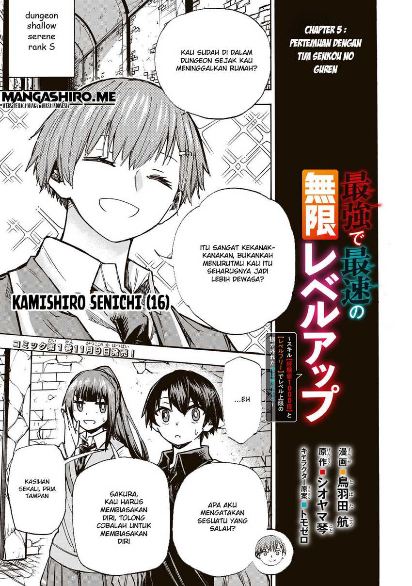 Baca Manga Saikyou de Saisoku no Mugen Level Up Chapter 05 Gambar 2