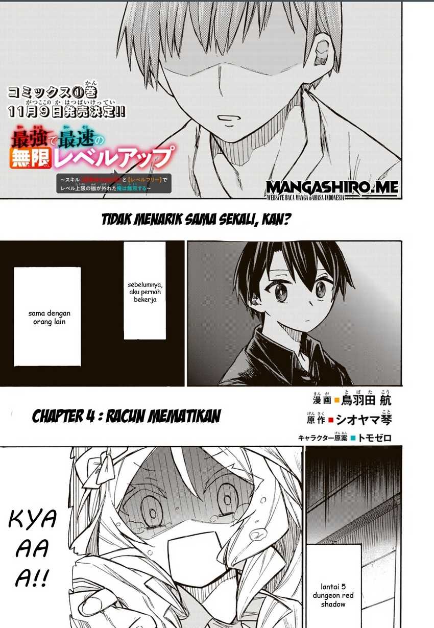 Baca Manga Saikyou de Saisoku no Mugen Level Up Chapter 04 Gambar 2