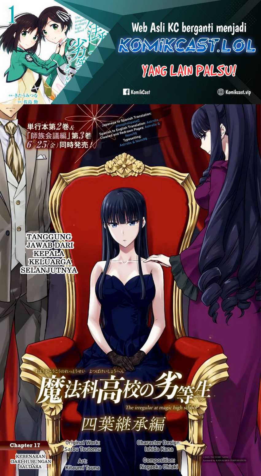 Baca Manga Mahouka Koukou no Rettousei – Yotsuba Keishou-hen Chapter 17 Gambar 2