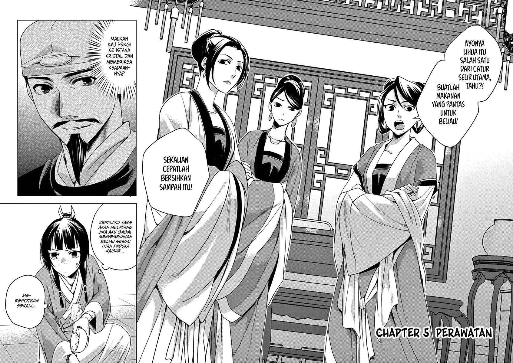 Kusuriya no Hitorigoto ~Maomao no Koukyuu Nazotoki Techou~ Chapter 5 Gambar 3