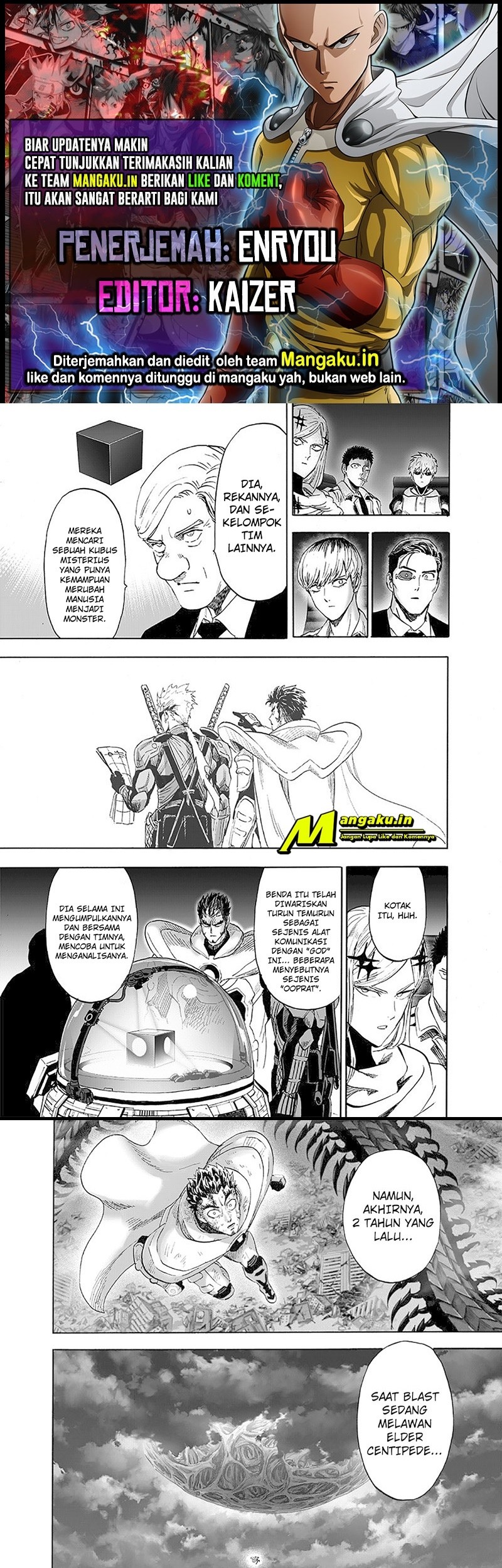 Baca Komik One Punch Man Chapter 223.2 Gambar 1