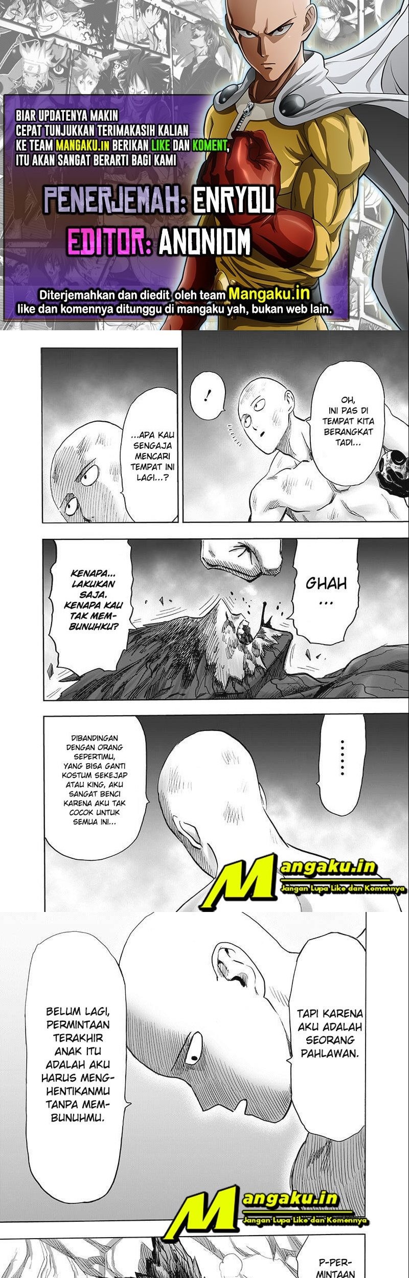 Baca Komik One Punch Man Chapter 218.2 Gambar 1