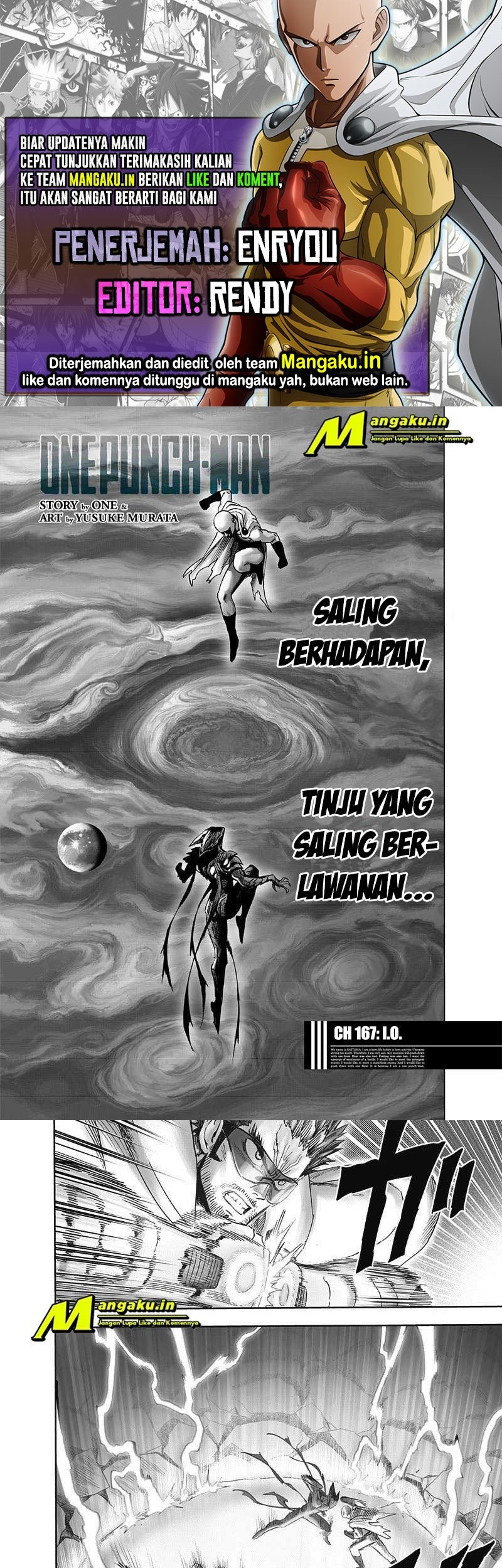 Baca Komik One Punch Man Chapter 217.1 Gambar 1