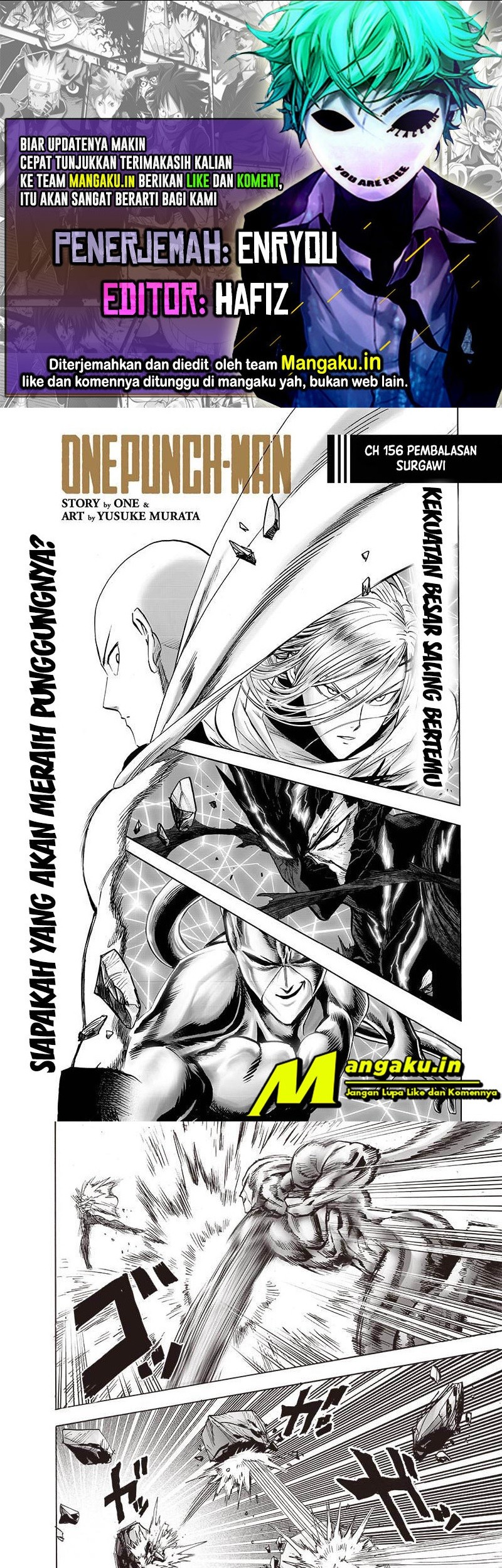 Baca Komik One Punch Man Chapter 206 Gambar 1