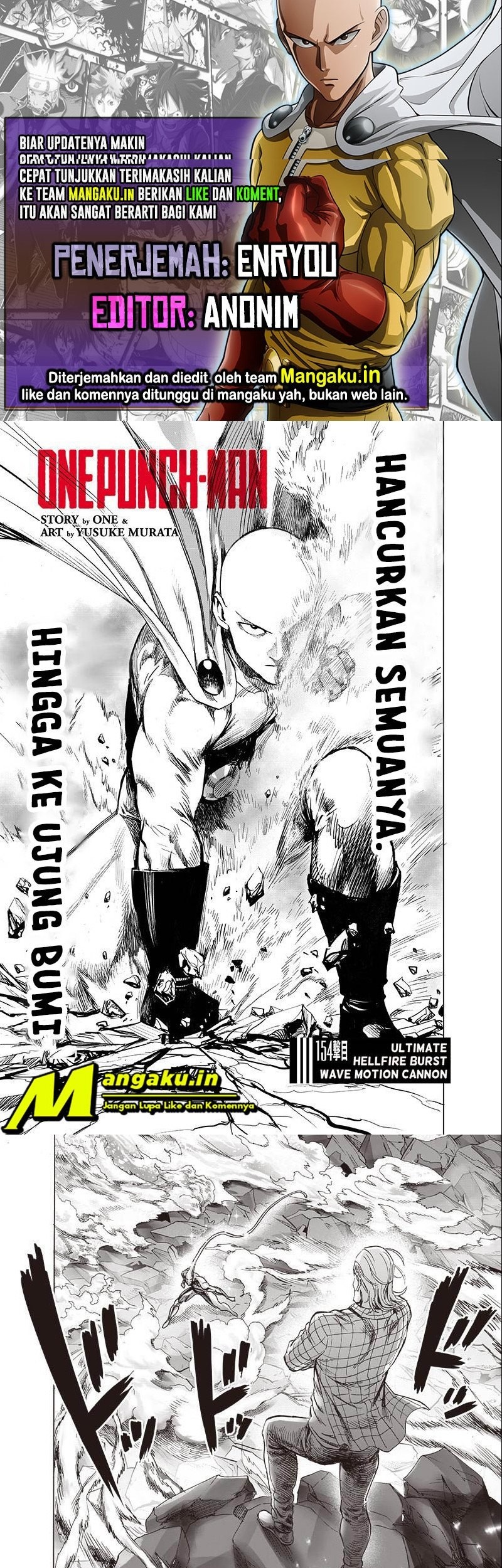 Baca Komik One Punch Man Chapter 204 Gambar 1