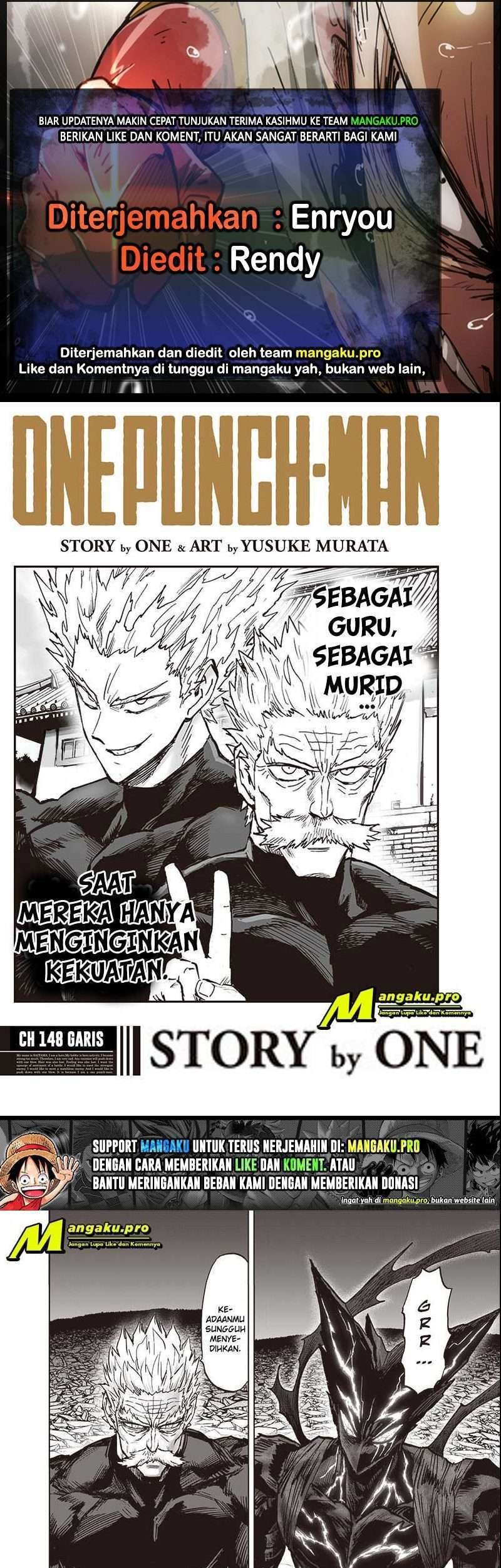 Baca Komik One Punch Man Chapter 198 Gambar 1