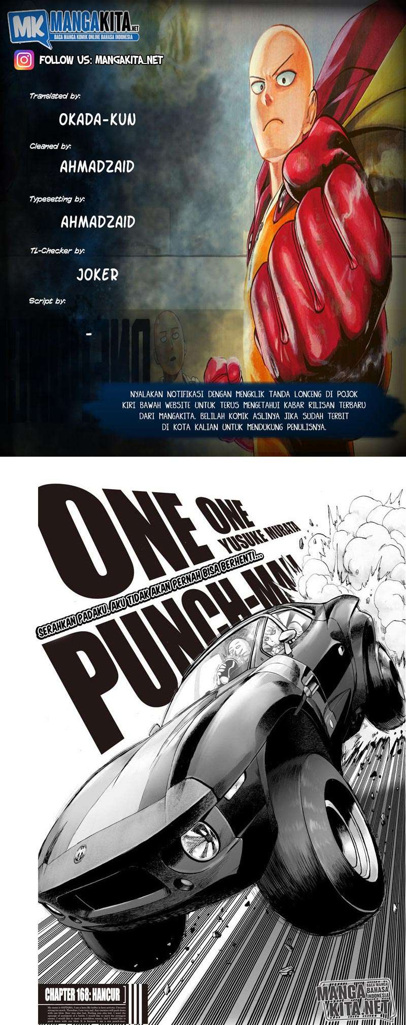 Baca Komik One Punch Man Chapter 168 Gambar 1
