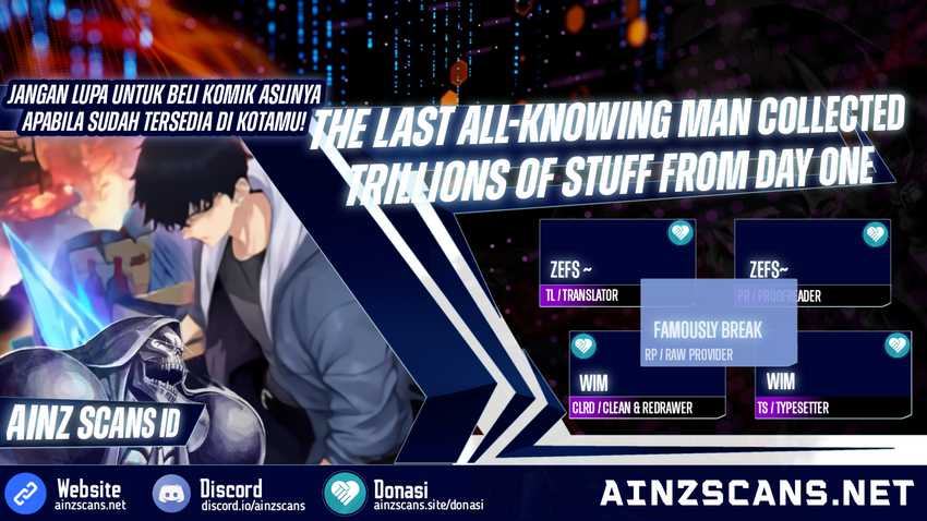 Baca Komik The Last All-Knowing Man Collected Trillions of Stuff from Day One Chapter 06 Gambar 1